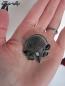 Mobile Preview: Anstecker Pin "Motte mit Mond" Metall Brosche