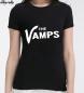 Preview: Black T-Shirt "The Vamps" Gothic Aufdruck