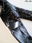 Preview: Krawatte schwarz Spinne Design