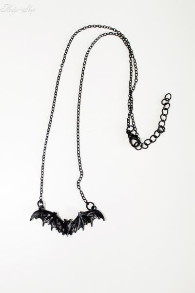 Halskette Exon black Bat