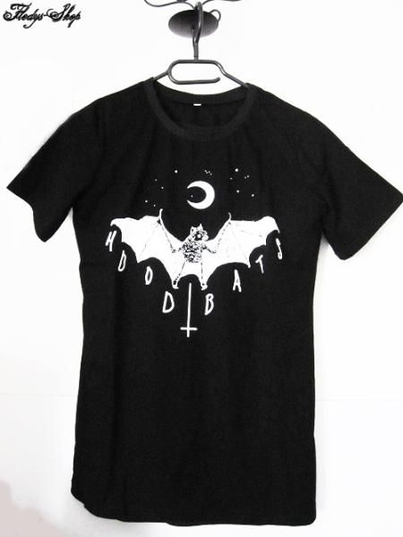 Gothic T-Shirt "Hood Bat's" for Girl and Boy