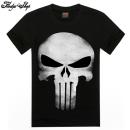 Herren T-Shirt Skull Ghost 3D Druck